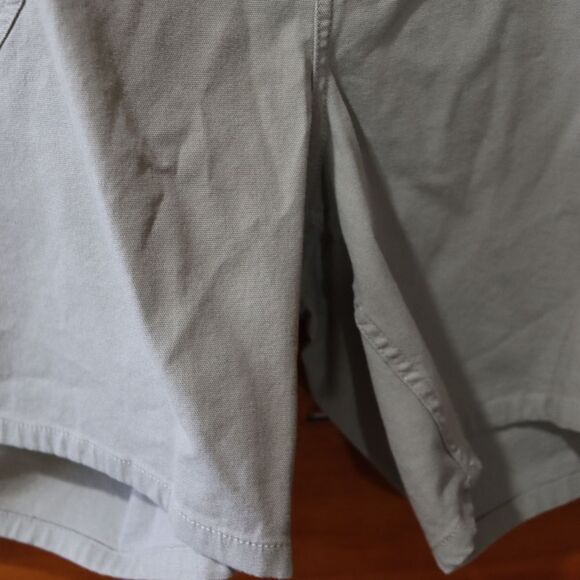 Carhartt Rugged Flex Canvass Work Short Womens Gray Khaki Hiking Walking Shorts - Picture 9 of 15